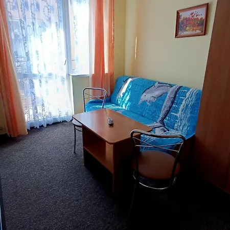 Delfin -przy plaży, widok na morze Pensjonat Rewal